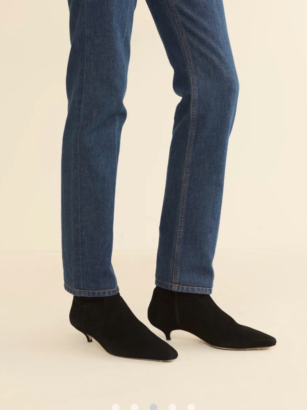 DOEN DEVI SUEDE ANKLE BOOT NEW 38